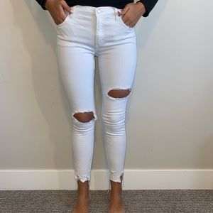 White jeans